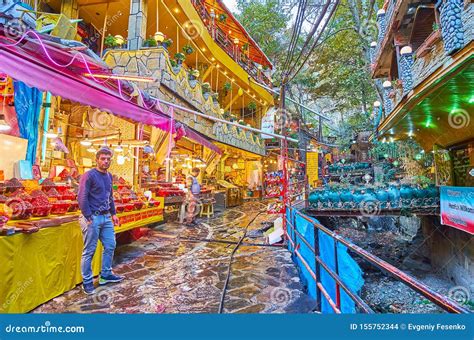 Cafes on Slope of Darband Mountain, Tehran, Iran Editorial Stock Image ...