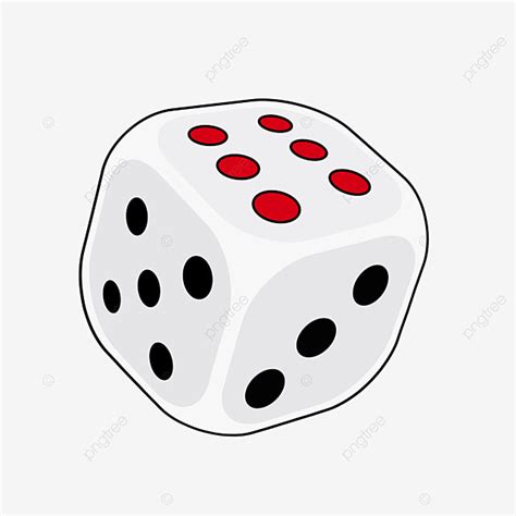 Dice Cartoon Drawing / Hand drawn cartoon kicking dice for little boy commercial elemen ...