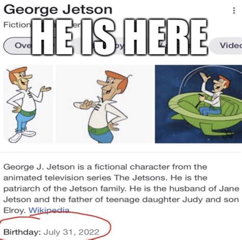 We officially live in the future now. | George Jetson Is Almost Here | Know Your Meme