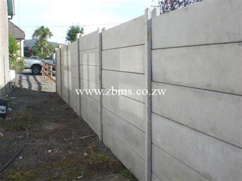 Smooth Panel Precast Durawall - Zimbabwe Building Materials Suppliers