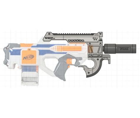 Nerf Rayven Rayvenfire Mod the Crocuta 777 Type AB stl File Only - Etsy