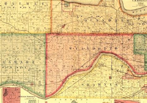 Wyandotte County, Kansas - Kansas City Counties Map