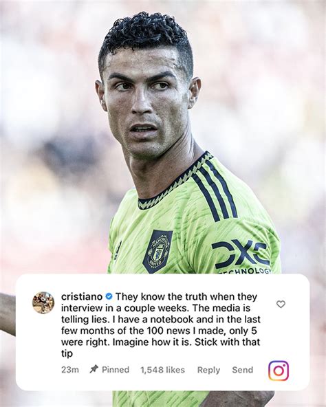 ESPN FC on Twitter: ""The media is telling lies." - Cristiano Ronaldo on Instagram 😮 (via cr7.o ...