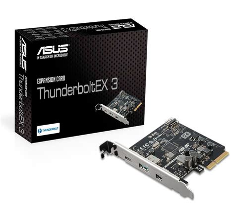 Asus ThunderboltEX 3 PCI-E 3.0 Thunderbolt 3 Expansion Card - Wootware