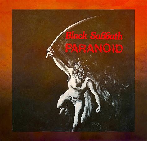 Black Sabbath - Paranoid Digital Art by Steven Parker