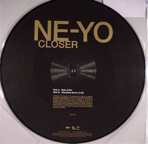 NE YO Closer vinyl at Juno Records.