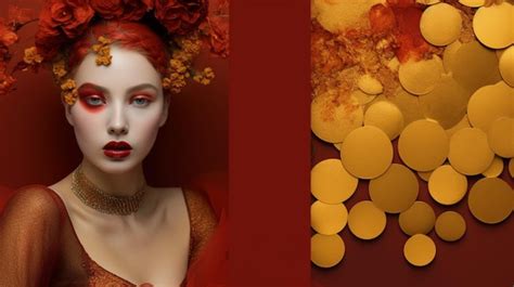 Luxury Red And Gold Color Palette - vrogue.co