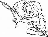 Young Tarzan Spear Coloring Page  Wecoloringpagecom sketch template