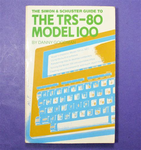 Vintage 1984 TRS-80 Guide Model 100 Programming and user manual early ...