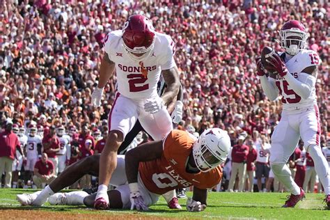 No. 3 Texas vs. No. 12 Oklahoma final score: Longhorns lose 34-30 ...