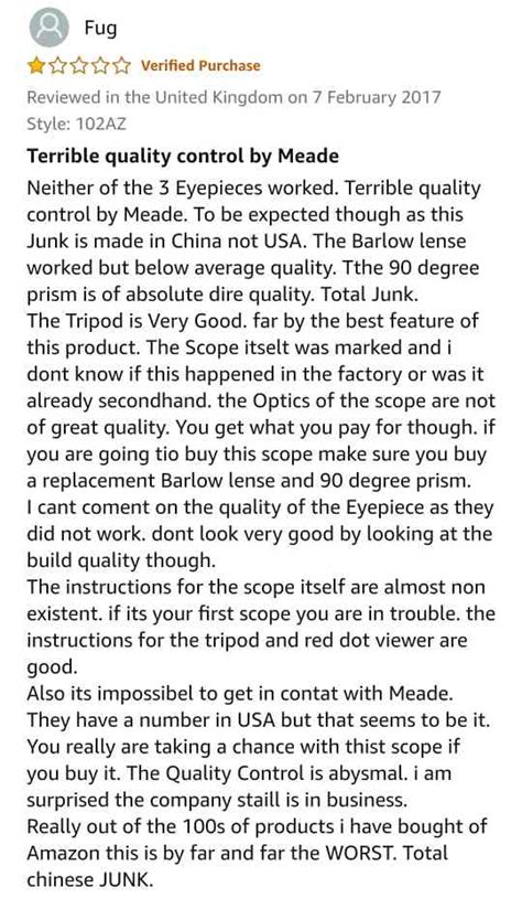 Meade Instruments Infinity 102AZ Review (Worth It Or A Faulty Mess ...