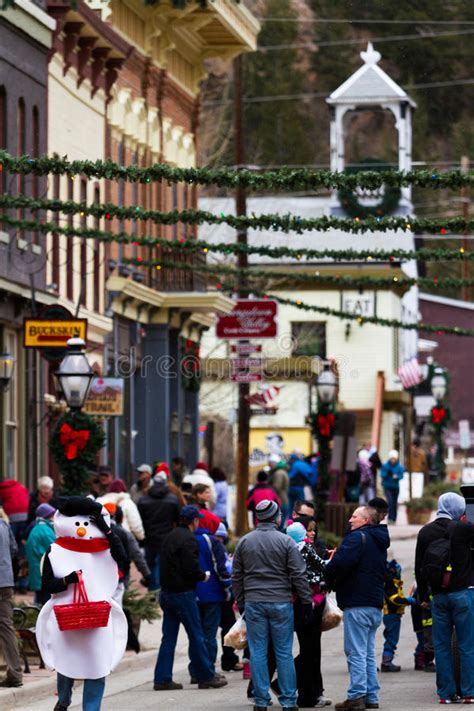 Main street of Georgetown editorial image. Image of christmas - 42124075