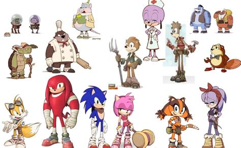 Sonic boom characters by OptimusPrimeTFR on DeviantArt