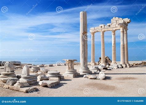 Temple of Apollo ruins stock image. Image of famous, column - 27516623