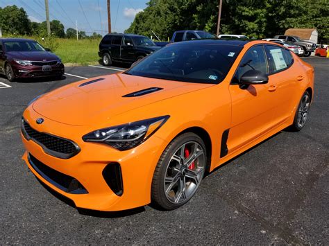 Orange Kia Stinger Gt For Sale | kiatopprice