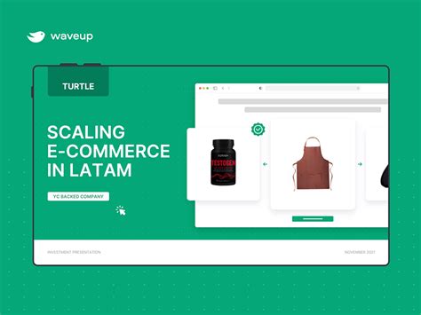 E-commerce Pitch Deck by Wave Up on Dribbble