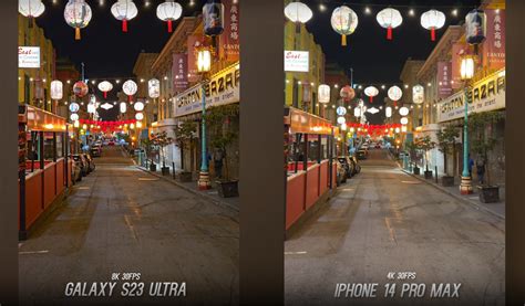 Galaxy S23 Ultra 8K 30fps vs iPhone 14 Pro Max 4K 30fps Camera ...