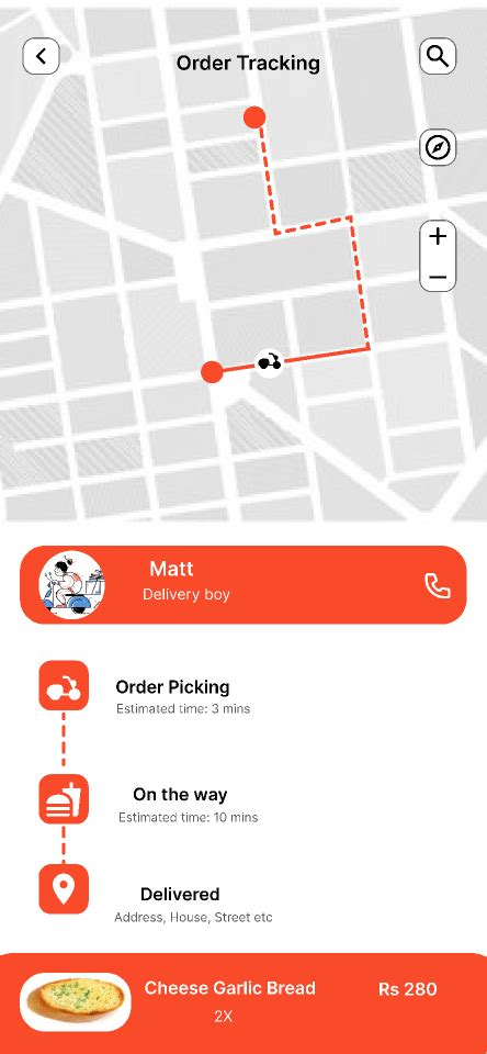 Food Location Tracker UI | Figma