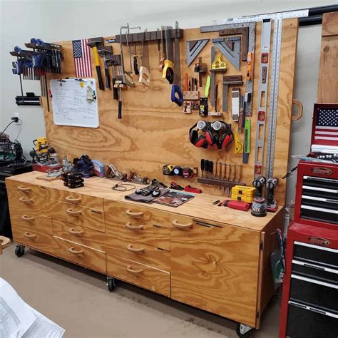 Workbench With Tool Storage