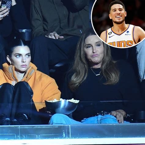 Kendall Jenner & Caitlyn Jenner Cheer on Devin Booker at NBA Game ...