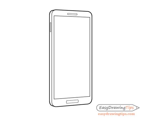 How to Draw a Phone Step by Step - EasyDrawingTips