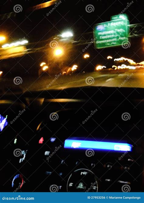 Driving fast on highway stock photo. Image of black, automobile - 27953256