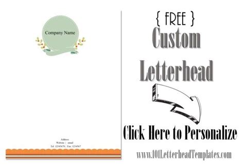 Free Company Letterhead Template