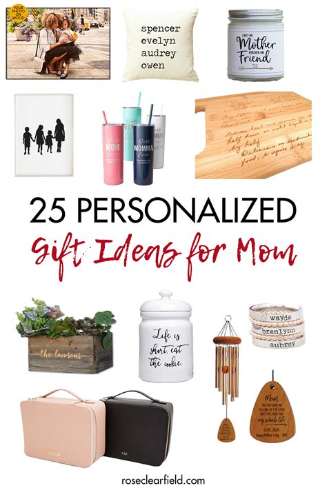 25 Personalized Gift Ideas for Mom • Rose Clearfield