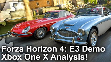 [4K] Forza Horizon 4 E3 Demo: Hands-On Xbox One X Analysis! - YouTube