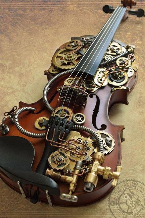 Pin on Steampunk musical instruments