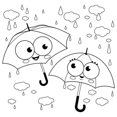 Rain Black And White Illustrations, Royalty-Free Vector Graphics & Clip Art - iStock