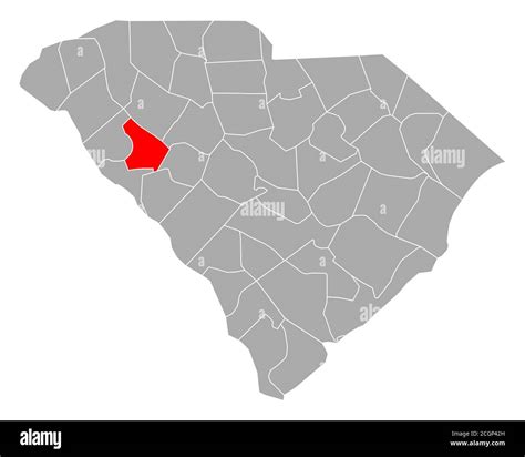 Map of Greenwood in South Carolina Stock Photo - Alamy