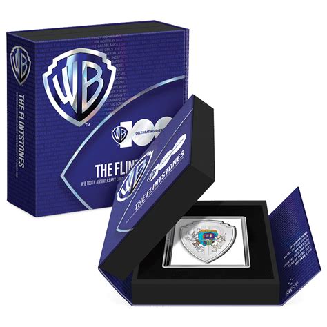 2023 Niue Warner Bros. Looney Tunes Mashups The Flintstones 2oz Silver Coin - GRReserve.com