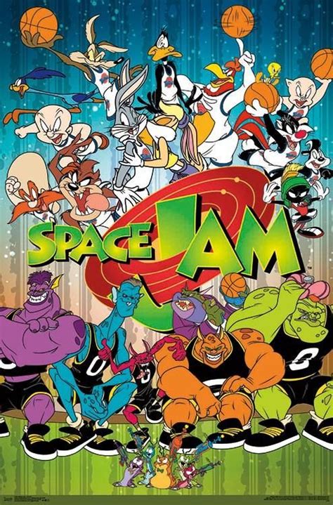 Space Jam Basketball (Looney Tunes Tune Squad vs. Monstars) Official ...