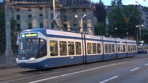 Trams in Zurich June 2012 - Strassenbahnen in Zürich Juni 2012 - YouTube