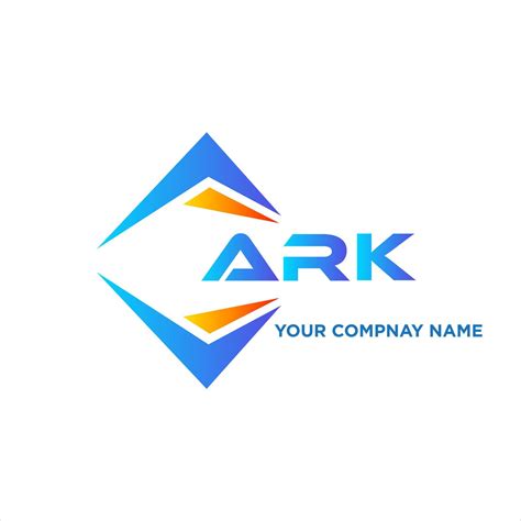 ARK abstract technology logo design on white background. ARK creative ...