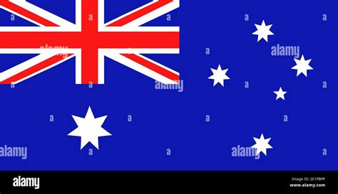 Australian Flag Design Illustration Stock Photo - Alamy