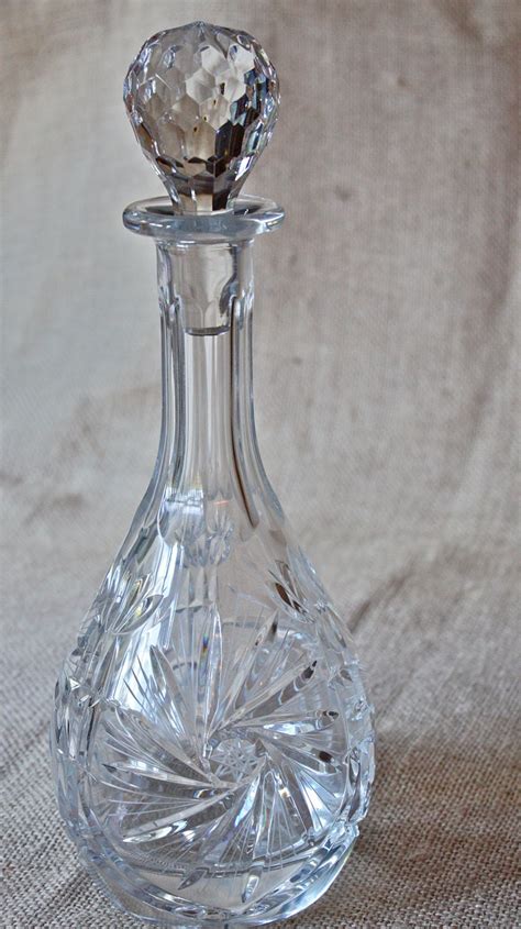 Vintage Crystal Decanter Barware