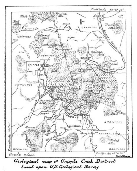 Cripple Creek Colorado Map - Zip Code Map