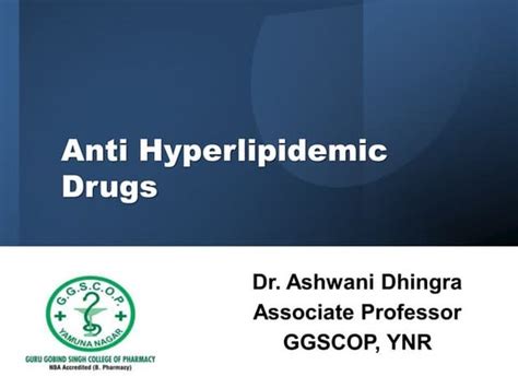 Antihyperlipidemic drugs