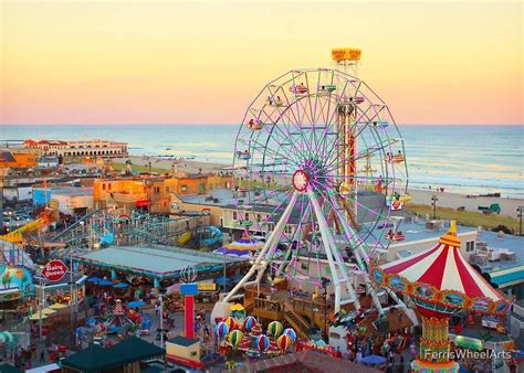 "Ocean City NJ Boardwalk" by FerrisWheelArts | Redbubble