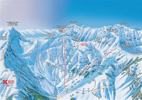 Snowbird Ski Trail Maps | Ski City