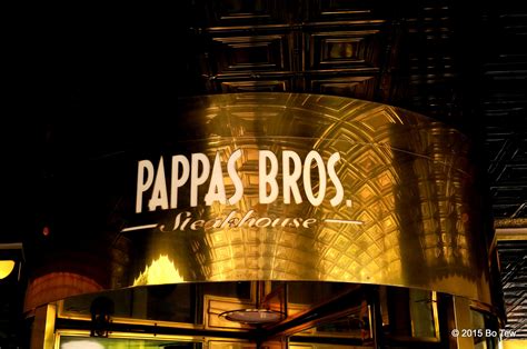 Dallas: Pappas Bros. Steakhouse – Let's go into the midnight.