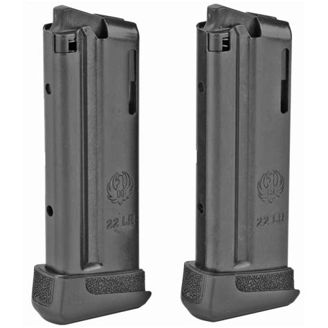 Ruger Magazine 22LR 10Rd Fits Ruger LCP II 2 Pack Black Finish 90697 – Black Wolf Supply