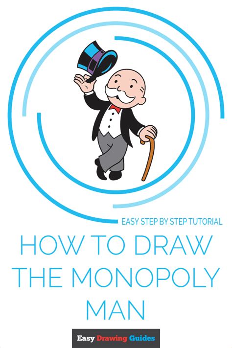 How to Draw the Monopoly Man - Really Easy Drawing Tutorial