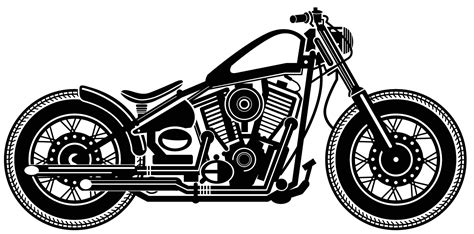 a black and white drawing of a motorcycle
