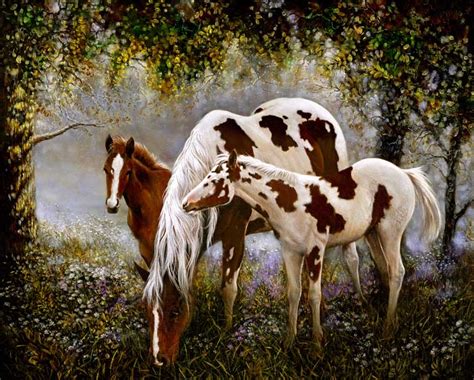 Pinto Horse Painting at PaintingValley.com | Explore collection of Pinto Horse Painting