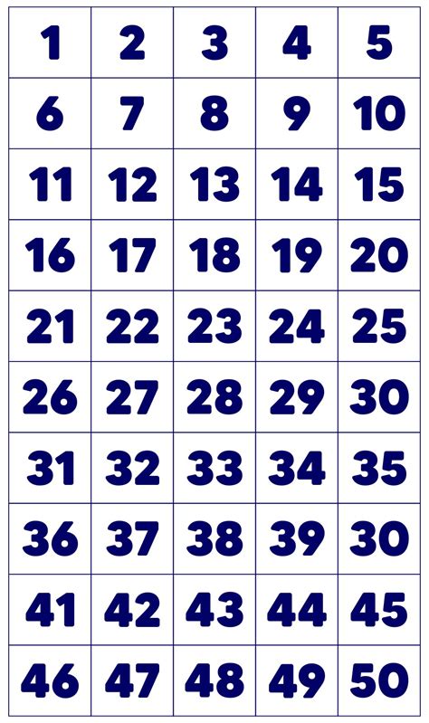 Free Printable Numbers Large - 10 Best Printable Very Large Numbers 1 ...