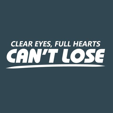 Decal: Clear Eyes Full Hearts Can't Lose 03 Sports by WallStickums