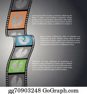 13 Movie Countdown Infographic Design Clip Art | Royalty Free - GoGraph